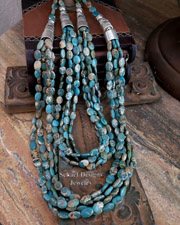 Schaef Designs Aqua Terra Multi Strand Necklace Set | Arizona