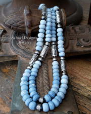 Schaef Designs Southwestern Owhyee Opal Tube Bead Necklace Set | Arizona