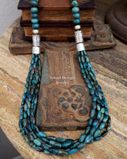Schaef Designs Black onyx Southwestern basics multi strand necklace | New Mexico