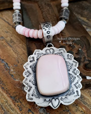 Schaef Designs Small Conch & Sterling Silver Southwestern Pendant | Arizona