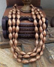    Schaef Designs 3 Strand Copper Southwestern Necklace | New Mexico