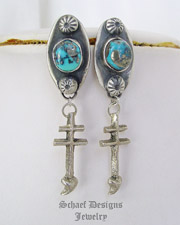  Schaef Designs Denim Lapis & Sterling Silver Charm Bracelet | New Mexico
