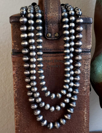 Schaef Designs Large Navajo Pearl Necklace | Southwestern Jewelry | Arizona 