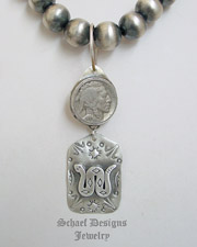 Schaef Designs larimar & sterling silver charm bracelet | New Mexico