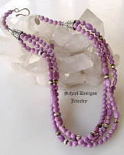 Schaef Designs Phosphiderite & Navajo Pears Bead Necklace | New Mexico
