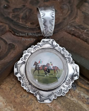 Schaef Designs Polo Player Bridle Rosette Pendant | Arizona