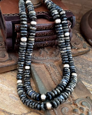 Que Sera Stone & Sterling Silver Navajo Pearl Necklace Set | Arizona