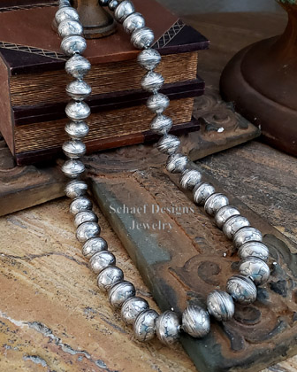 Native American old coin jewelry mercury dime bead necklace 