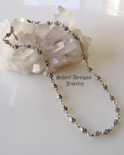 Schaef Designs Sterling Silver Rosette link 24 inch necklace | New Mexico 