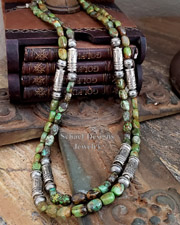  Schaef Designs Chamois Jade & Sterling Silver Southwestern Basics Necklaces | New Mexico 