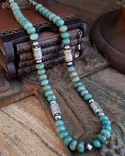 Schaef Designs Southwestern Teal Bead Necklace | Arizona