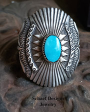 Schaef Designs Denim Lapis & Sterling Silver Southwestern Stacked Cross Pendant | Arizona