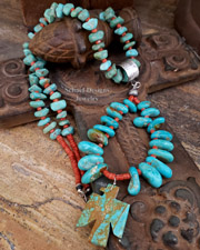 Large Charoite Ignite & Sterling Silver Southwestern Necklace | Arizona