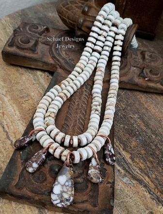 Schaef Designs AZ wildhorse copper & tab necklace set  | Arizona 