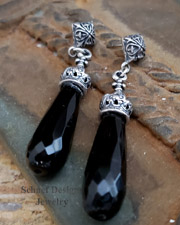 Schaef Designs Black Onyx & Sterling Silver Crown POST ER | Arizona 