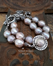 Schaef Designs Moonstone Silver Geode slices crystals & Sterling Silver Necklace | Arizona