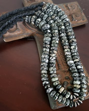 Schaef Designs Buffalo Turquoise Large Rondelle Necklaces | Arizona