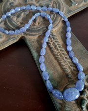 Schaef Designs Tazanite Graduated Bead Necklace | Arizona