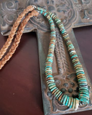 Schaef Designs turquoise multi strand tab necklace | Arizona